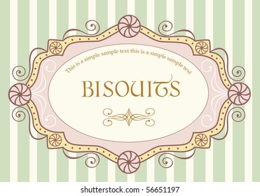 Cute Vintage Vector Label