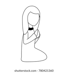 cute virgin mary character