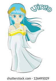 Cute Virgo Vector