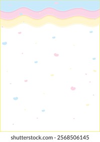 Cute wallpaper colorful background Vector