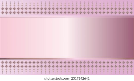 Cute wallpaper with decorative Thai patterns on a pink background. Seamless background for textured wallpaper.