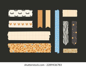 Cute washi tape collection for planner, diary, journal, scrapbook, etc.