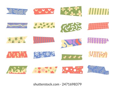 Cute Washi Tape Element Set