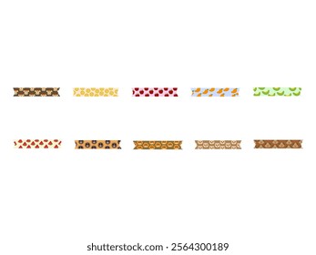 Cute Washi Tape Element Set
