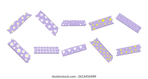 Cute Washi Tape Vector Collection