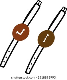 Vectores de Reloj lindo | 2 VECTOR | Minimalista