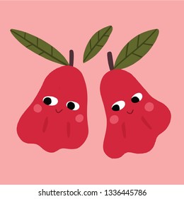 Cute Water Apple Character