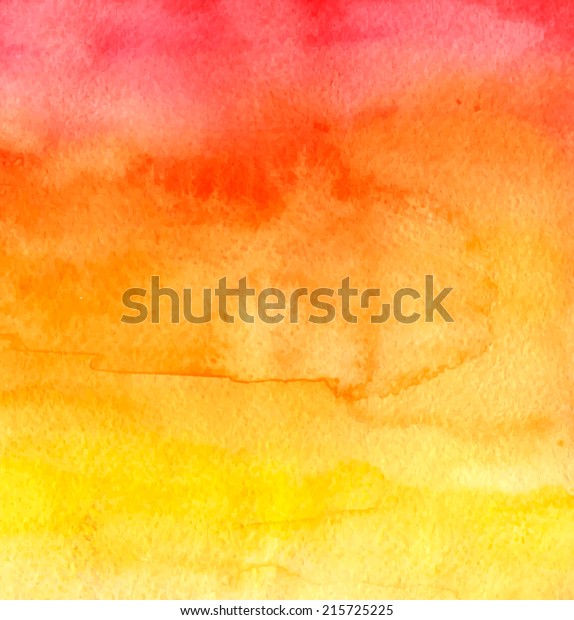 Cute Watercolor Background Colors Sands Desert Stock Vector (Royalty ...