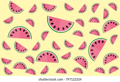 Cute watermelon walpaper