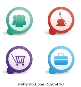 cute web icons for web designs icons, office icons and buttons