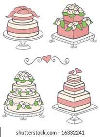 Cute Wedding Cakes