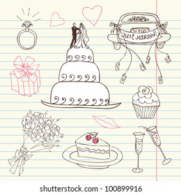 Cute Wedding doodles