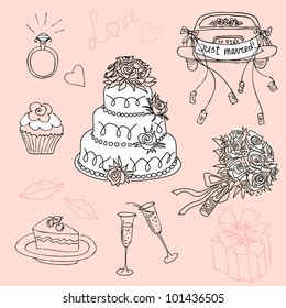 Cute Wedding doodles