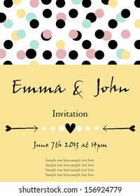 Cute Wedding invitation