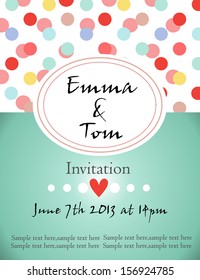 Cute Wedding invitation