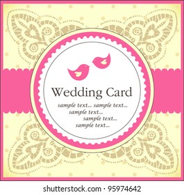 Tarjeta de invitación de boda personalizada