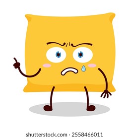cute weird expression of half boiled egg cartoon character
