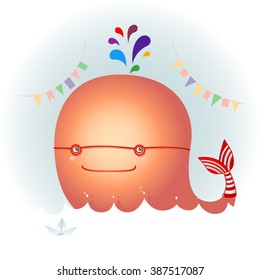 cute whale