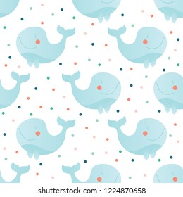 Cute Whale Pattern