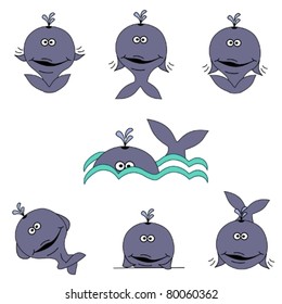 Cute Whale Set