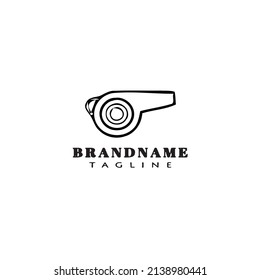 cute whistle logo cartoon icon modern vector illustration