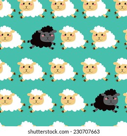 16,478 Sheep cartoon black white Images, Stock Photos & Vectors ...