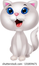 Cute Cat Cartoon Stock Vector (Royalty Free) 137372717 | Shutterstock