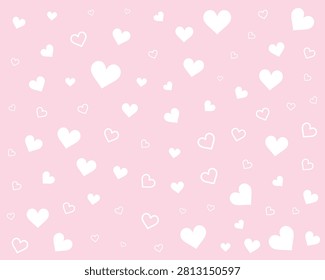 Cute white love heart pattern vector background featuring a romantic heart design perfect for wedding and honeymoon themes. Ideal for wedding invitations, greeting cards, anniversary designs, love celebrations, stationery, wrapping paper, wallpaper, packaging, and romantic digital backgrounds. Minimal elegant seamless pattern for print and creative projects.