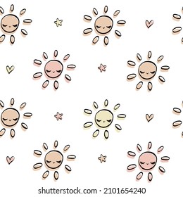 Patrón blanco puro con corazones rosa pastel. El fondo es impecable. Textil para niños. Libro de recortes de papel minimalista para niños.