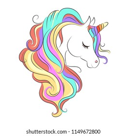 Rainbow Unicorn Cute High Res Stock Images Shutterstock