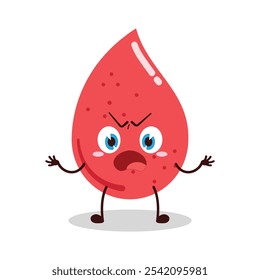 cute why expression of blood character