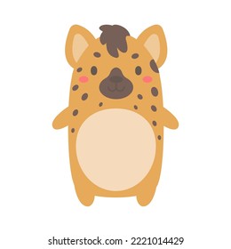 cute wild animal cartoon text frame for decorating schedule notebook