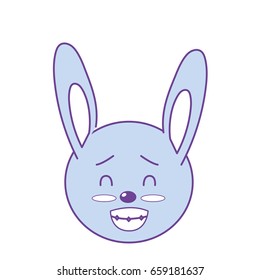 cute wild animal face with expression