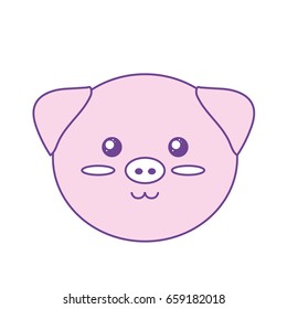 cute wild animal face with expression