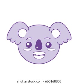 cute wild animal face with expression
