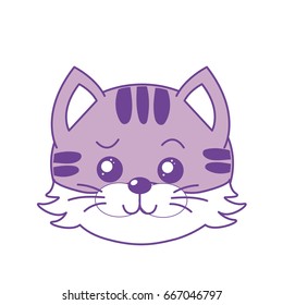 cute wild animal face with expression