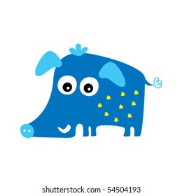 cute wild boar