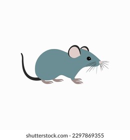 Ilustración de vectores de rata salvaje