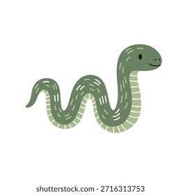 Linda serpiente salvaje perfecta para proyectos infantiles