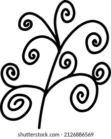 Flor silvestre cúpula sobre un fondo blanco