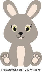 Cute Wildlife Animal Characters. Vector Illustration in Cartoon Style.