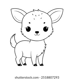 Cute Wildlife Animal Vector Art Illustration