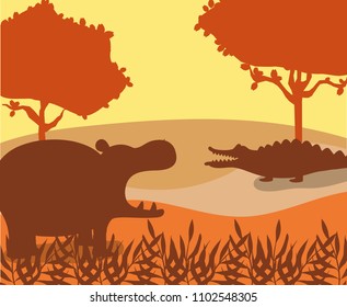 Cute wildlife animals