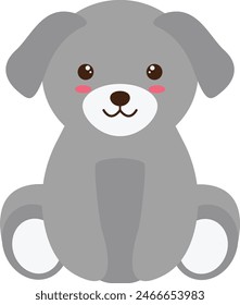 Cute Wildlife Diversity Character. Isolated Vector Illustration.