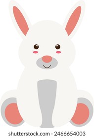 Cute Wildlife Diversity Character. Isolated Vector Illustration.