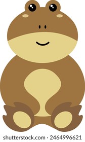 Cute Wildlife Diversity Illustration with Cartoon Style. Isolated Vector on White Background.