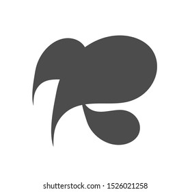 Cute windy icon. Weather vector.