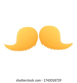 Cute wings icon. Cartoon of cute wings vector icon for web design isolated on white background