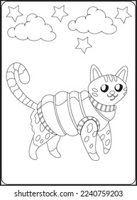 CUTE Winter Animals Coloring Pages