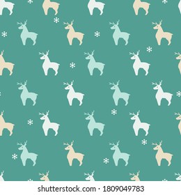 Patrón sin problemas de iluminación plana del vector de invierno suave